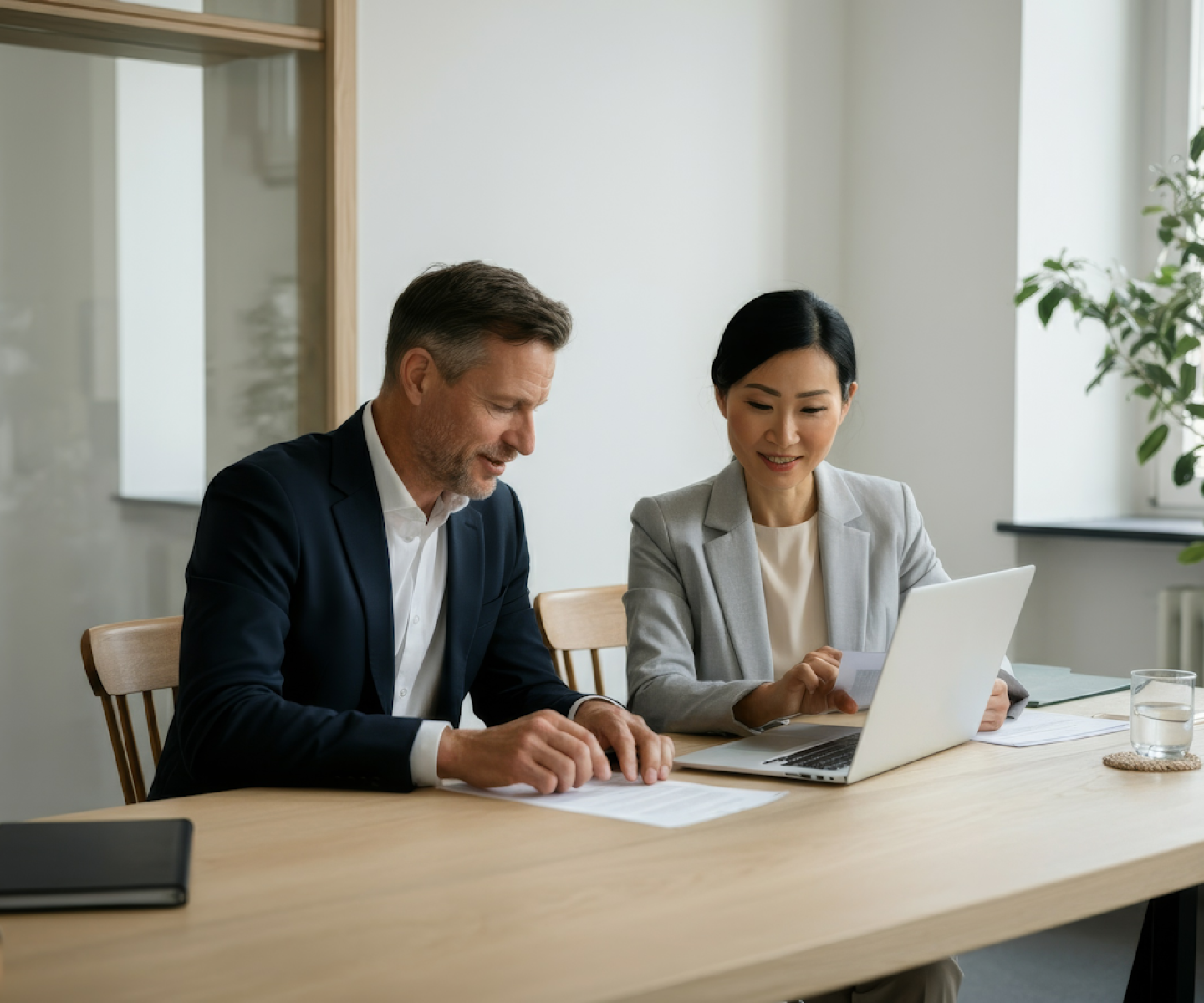 Financial advisers meeting